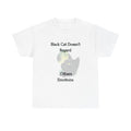 Black Cat Emotions Unisex Tee Cat Lover Gift Funny Cat Shirt