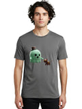 Ghost-Cat Mens Graphic Tee, 100% Cotton, Casual Summer Wear