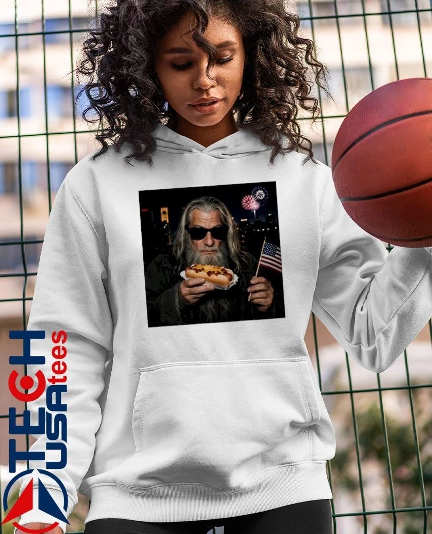 Gandalf Wizard Hot Dog 4th Of July shirt