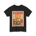 HOT Cat Ramen Funny Japanese Vintage Graphic Tee Kawaii Anime T-Shirt