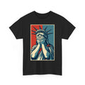Statue Of Liberty Covering Her Face In Shame Political Chaos T-shirt