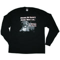 Don't Judge My Breed Adult Unisex Long Sleeve T-Shirt Pit Bull Tee NWT