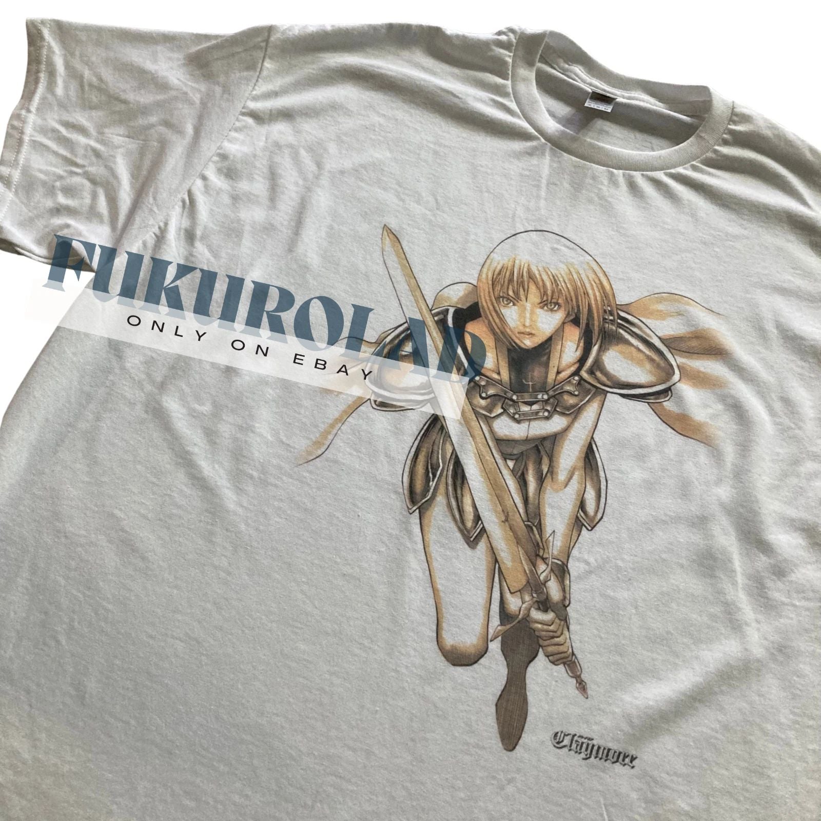 CLAYMORE CLARE Japanese dark fantasy manga T-SHIRT - GILDAN - HIGH QUALITY PRINT