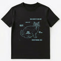 Cat Lover Feline Unit Diagram Hungry Pet Owner Humor Unisex T-Shirt