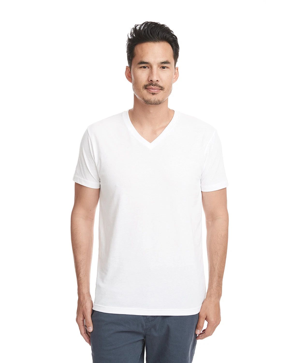 5 Pack Of Next Level Apparel Men's Sueded V-Neck T Shirt Stylish T-Shirt 6440