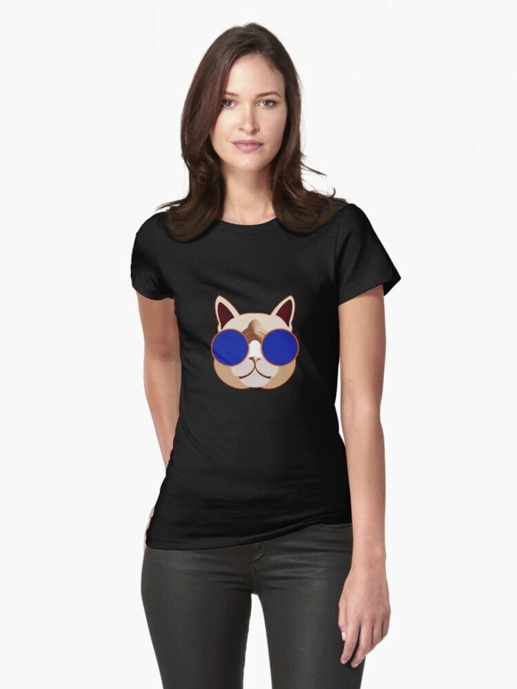 Cats &Amp; Dogs Lovers Fitted T-Shirt, gift for her,gift for him,gift for mom,gi