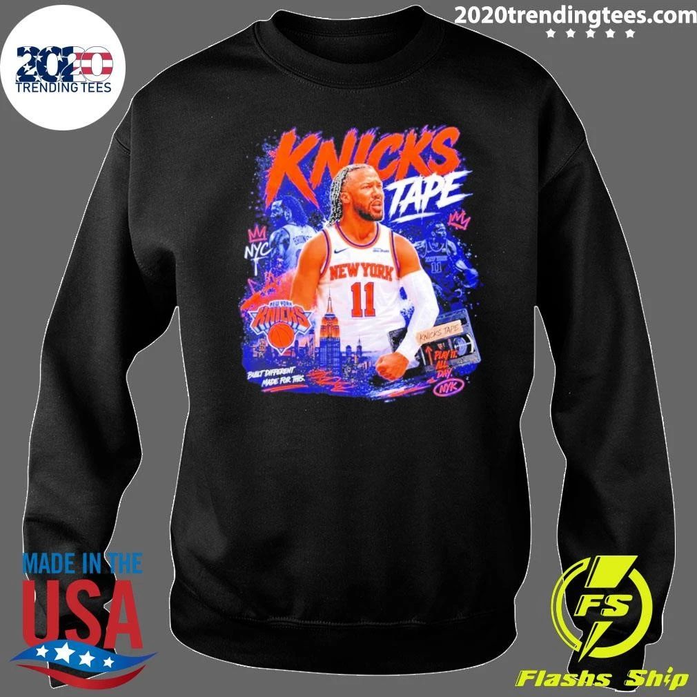 Jalen Brunson New York Knicks 2026 NBA Champions Knick Tape Graphic Shirt