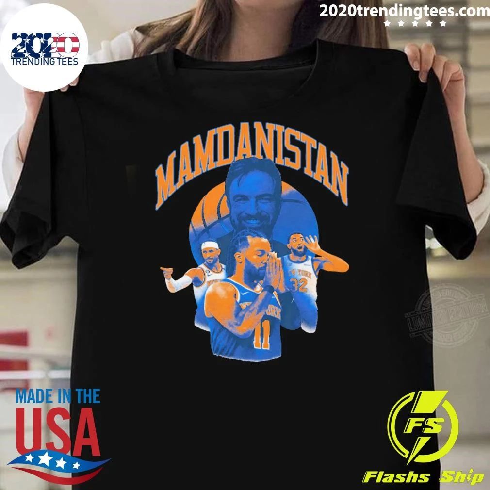 Jalen Brunson MAMDANISTAN New York Knicks Basketball Fan Shirt