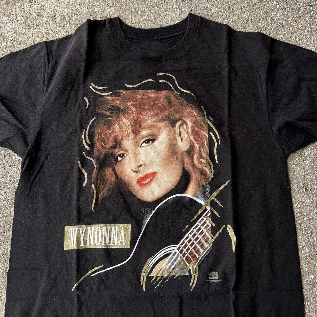 Vintage 1993 Wynonna Judd Tour Black Cotton All size S-5XL T-Shirt HRB199