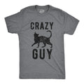 Mens Crazy Cat Guy T Shirt Funny Pet Kitty Lover Tee