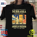 The Cornhusker State Nebraska Celebrating 250 Years Of American Freedom Shirt