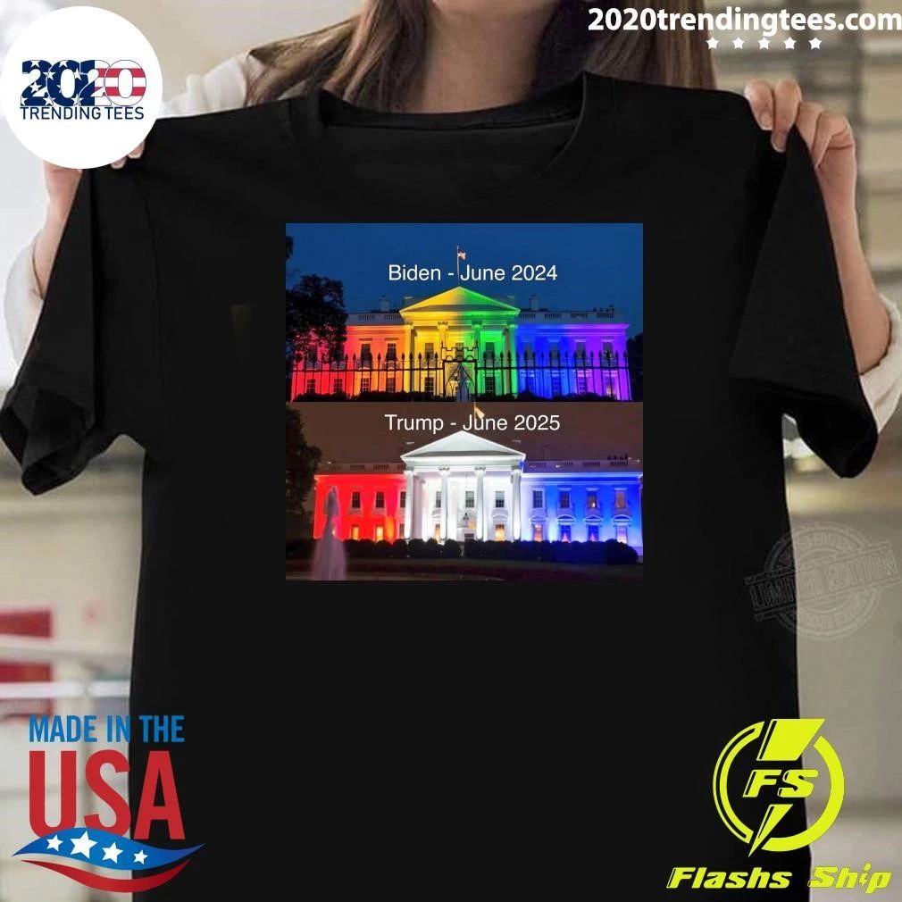 Biden June 2024 Trump June 2025 Shirt