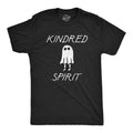 Mens Kindred Spirit T Shirt Funny Spooky Halloween Ghost Joke Tee for Guys