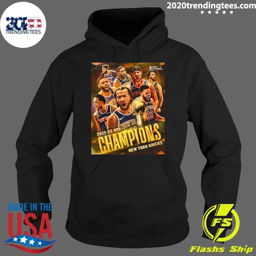 The New York Knicks are your 2026 NBA Champions, bringing the Larry O’Brien Trophy back to the Big Apple for the first time since 1973 Shirt