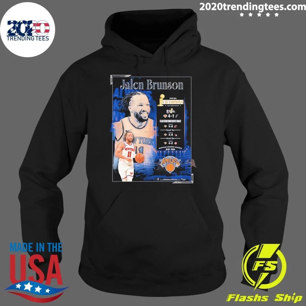 Jalen Brunson New York Knicks Fanatics Authentic 2026 NBA Finals Champions Framed Shirt