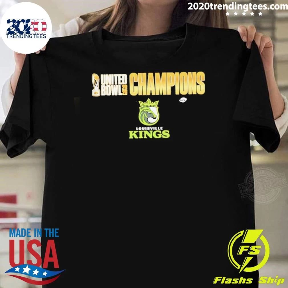 Louisville Kings Ufl United Bowl 2026 Champions Shirt