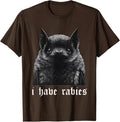 I Have Rabies Bat Vintage Design Funny Rabies Bat Unisex T-Shirt