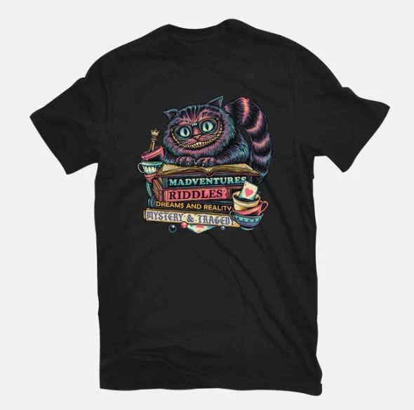 T-shirt Bookish Cat