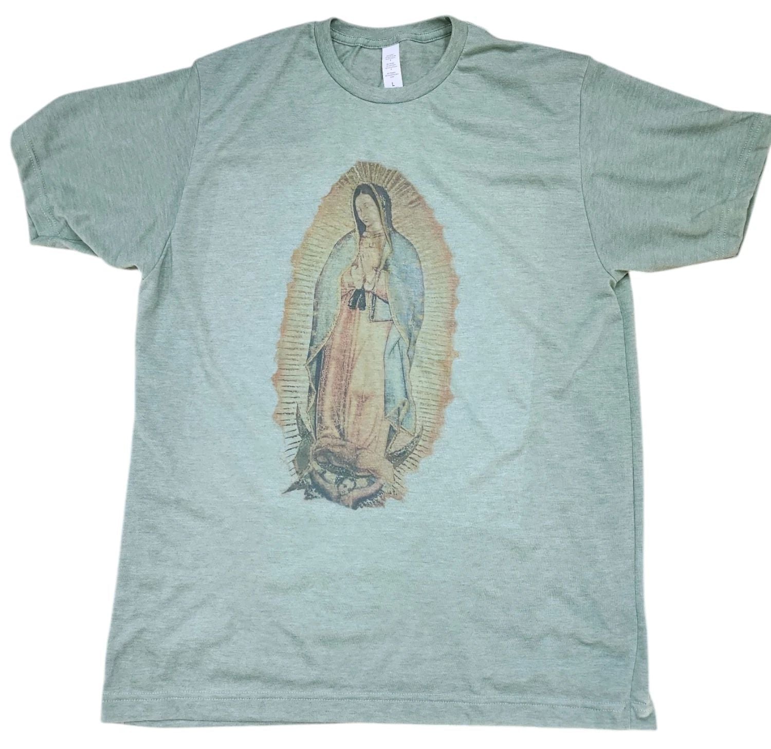 Virgin Marry Virgen Maria Men's T-shirt Vintage Retro Vintage graphic Soft Style