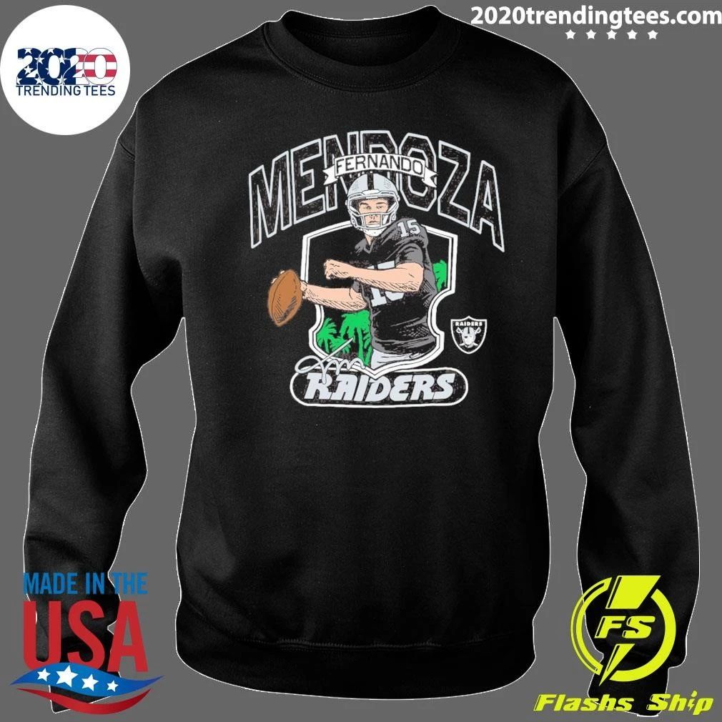 Las Vegas Raiders Fernando Mendoza Las Vegas Raiders Homage Caricature Player Tri-Blend Shirt