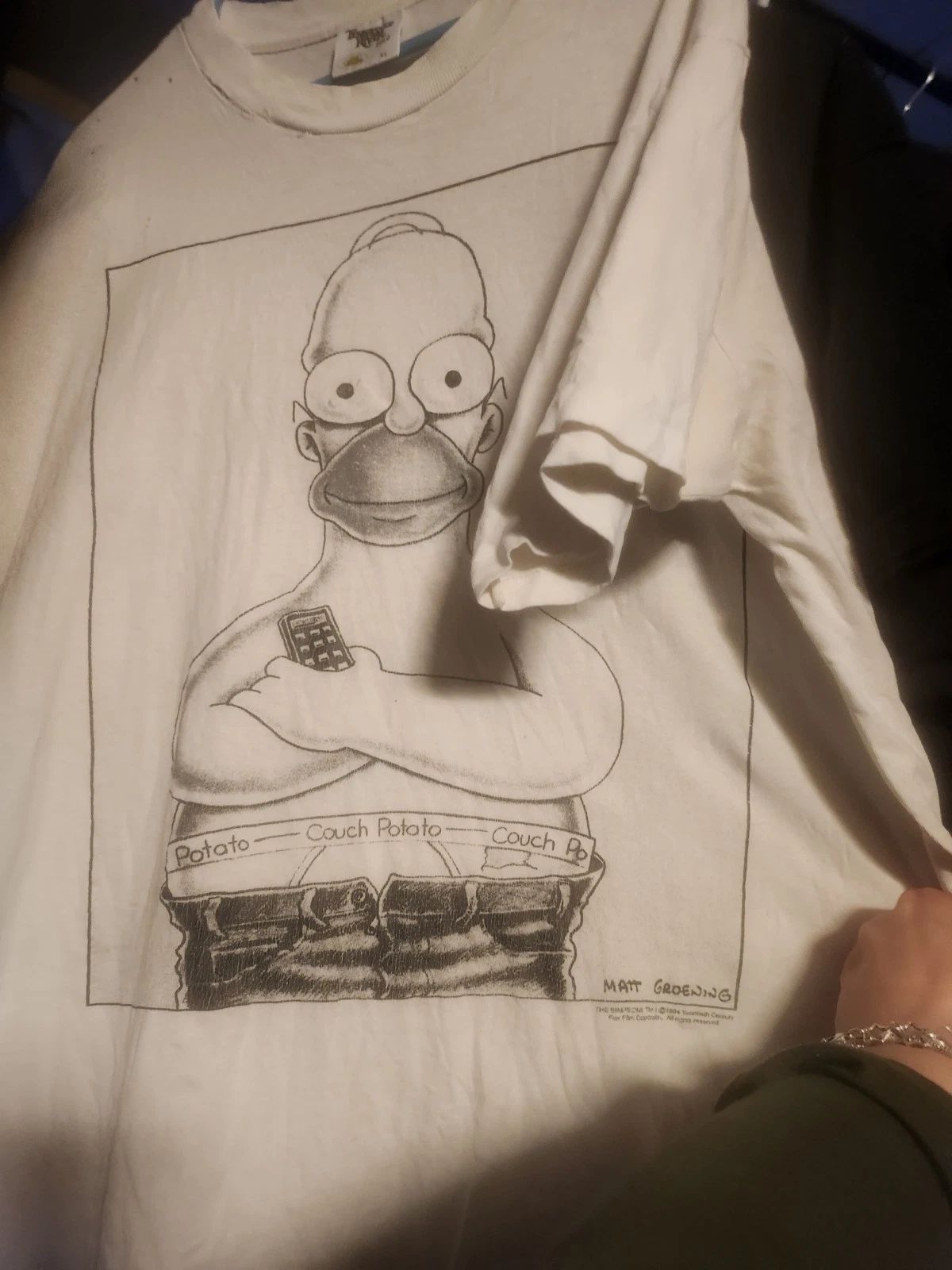 vintage homer simpson shirt