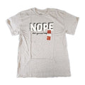 DOM Gray Cotton Graphic "Nope Not Gonna Happen" Men's Crew Neck T-Shirt Medium