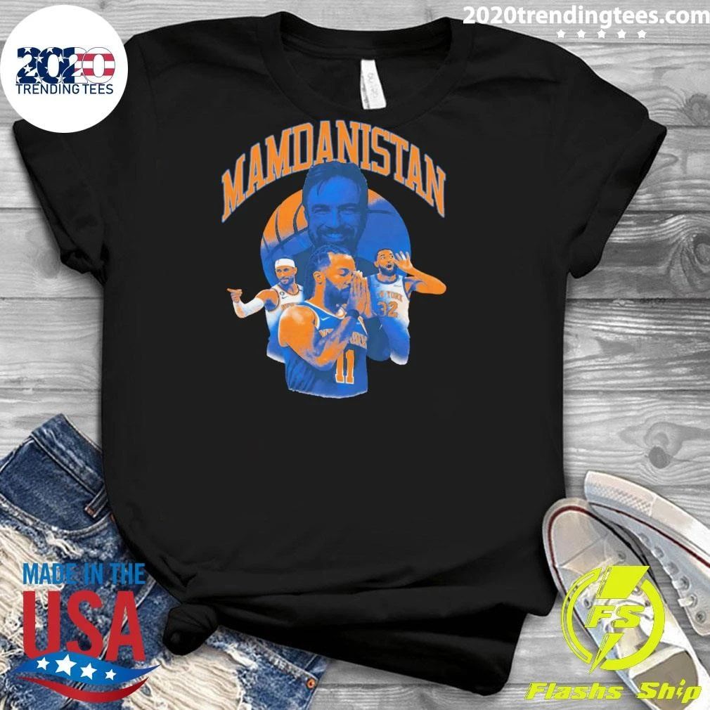 Jalen Brunson MAMDANISTAN New York Knicks Basketball Fan Shirt