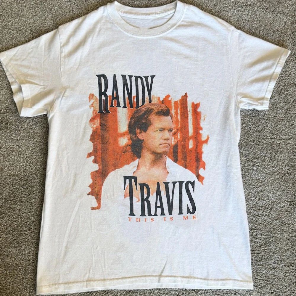 Vintage RANDY TRAVIS Gift For Fans Men S-235XL Tee 9D494