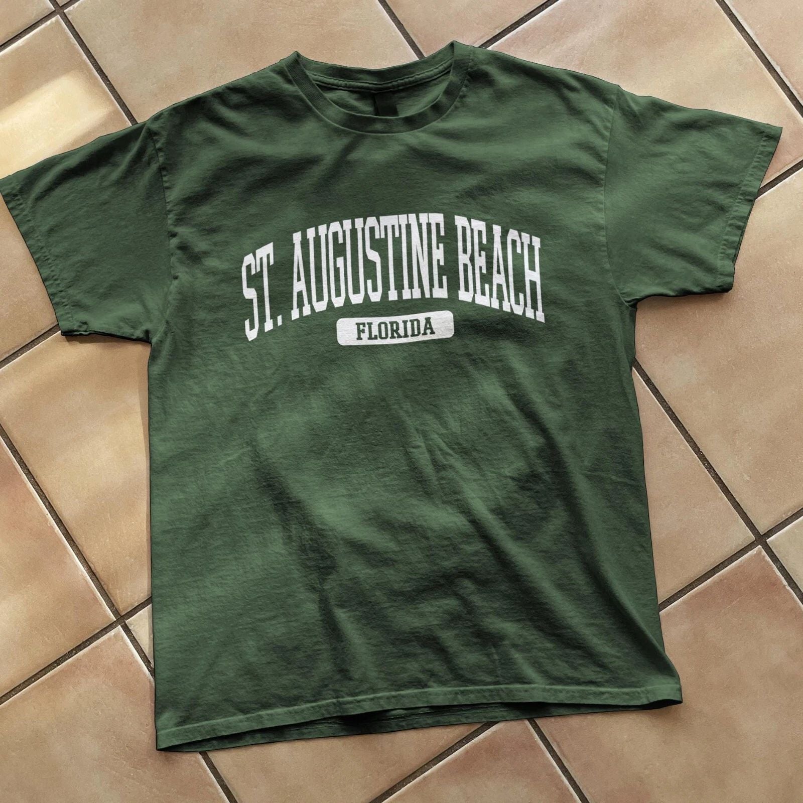 St. Augustine Beach Florida Souvenir Vintage, Minimalist