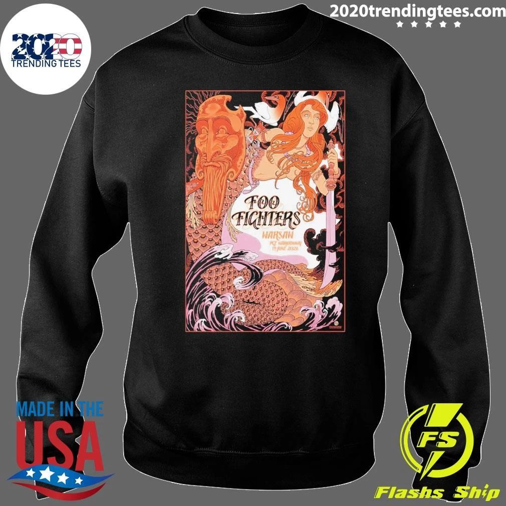 Foo Fighters Warsaw Pge Narodowy Poland June 15 2026 Shirt