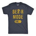 Mens Beer Mode On T Shirt Funny Drinking Partying Lager Ale Lovers Joke Tee for