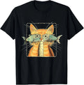NEW LIMITED Cat with Fisheyes - Cute Kitten Funny Cat Parody - Cat Lover T-Shirt