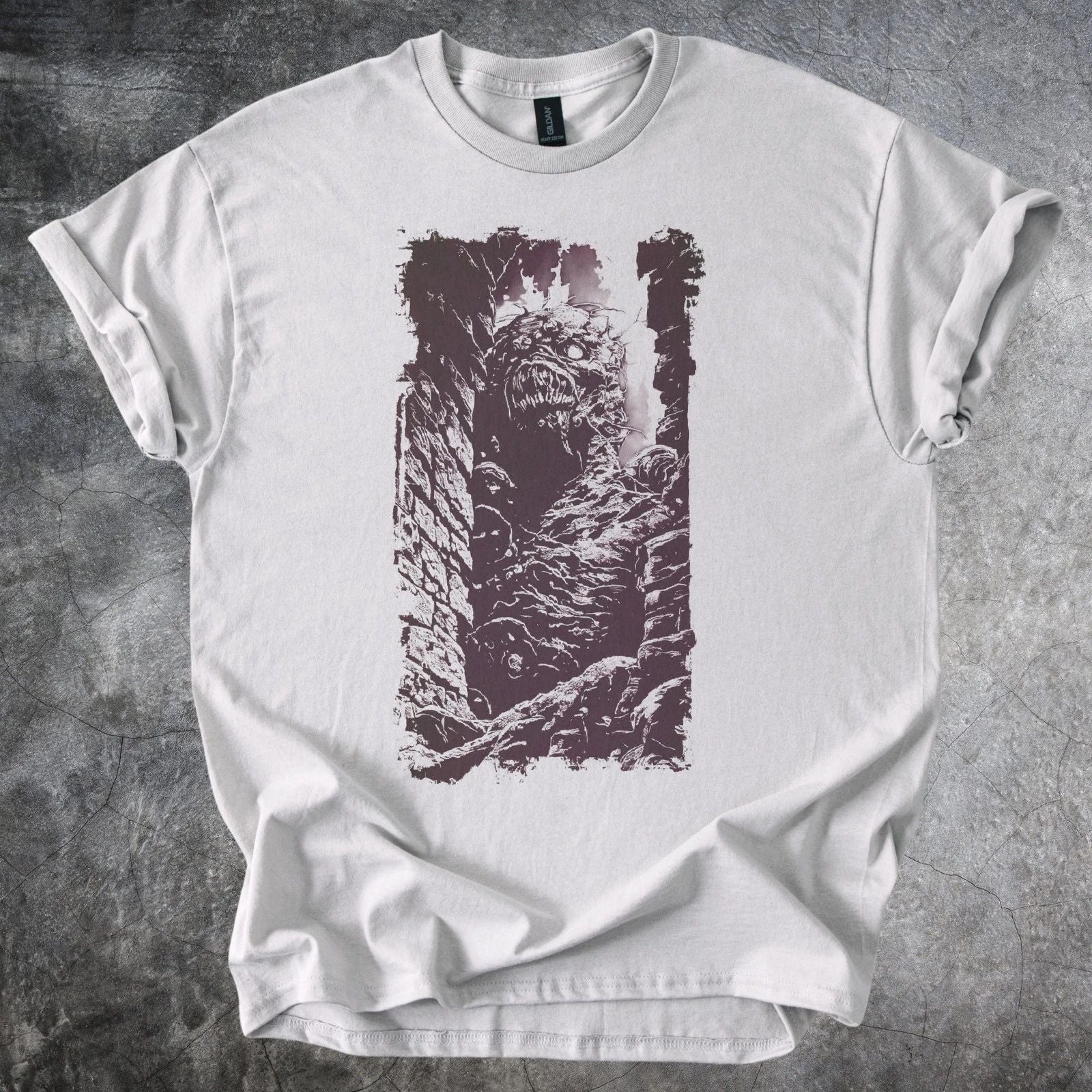 Atmospheric Forest Graphic Tee Dark Nature Art Mystical Woods Design