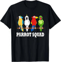 Parrot Squad Cute Team Parrot Bird Graphic T-Shirt for Parrot Lovers Gift
