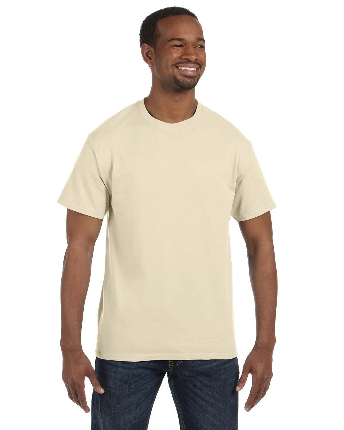 Hanes Men's 100% Preshrunk Cotton Authentic-T T-Shirt - 5250T