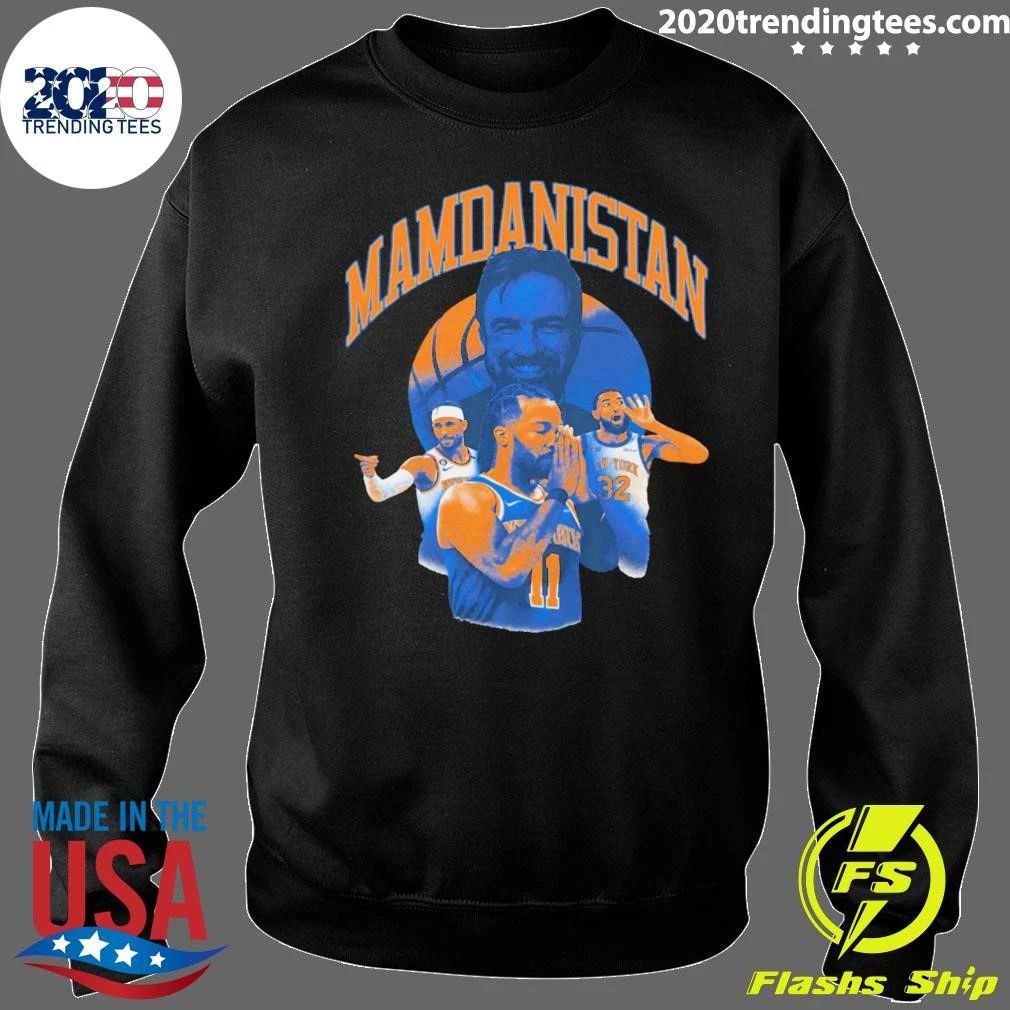 Jalen Brunson MAMDANISTAN New York Knicks Basketball Fan Shirt