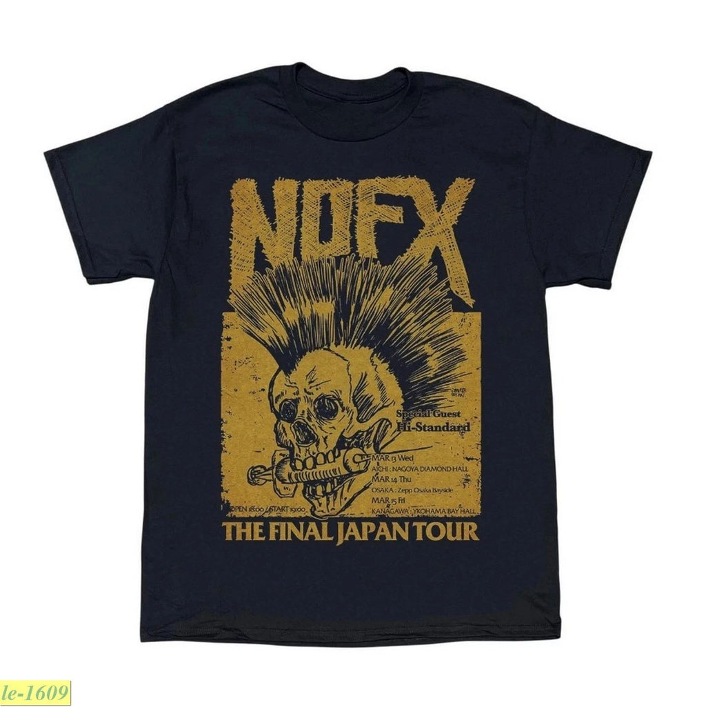 New!! Nofx The Final Japan Tour Black Unisex T-shirt Size S-5XL