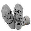Leave Me Alone Labrador Dog Lover Socks Gift for Pet Owners