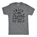 Mens Trick Or Treat Yo'self T Shirt Funny Halloween Tee
