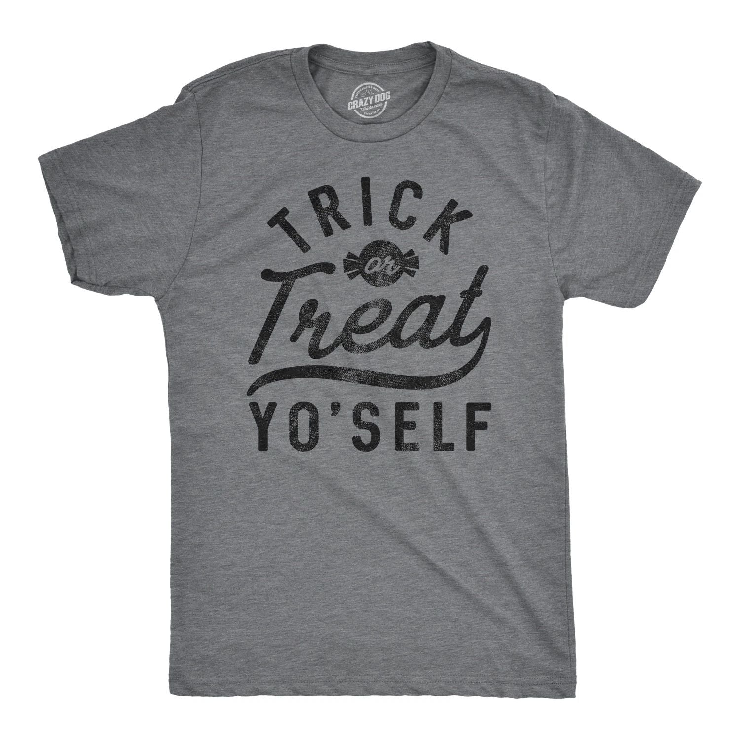 Mens Trick Or Treat Yo'self T Shirt Funny Halloween Tee