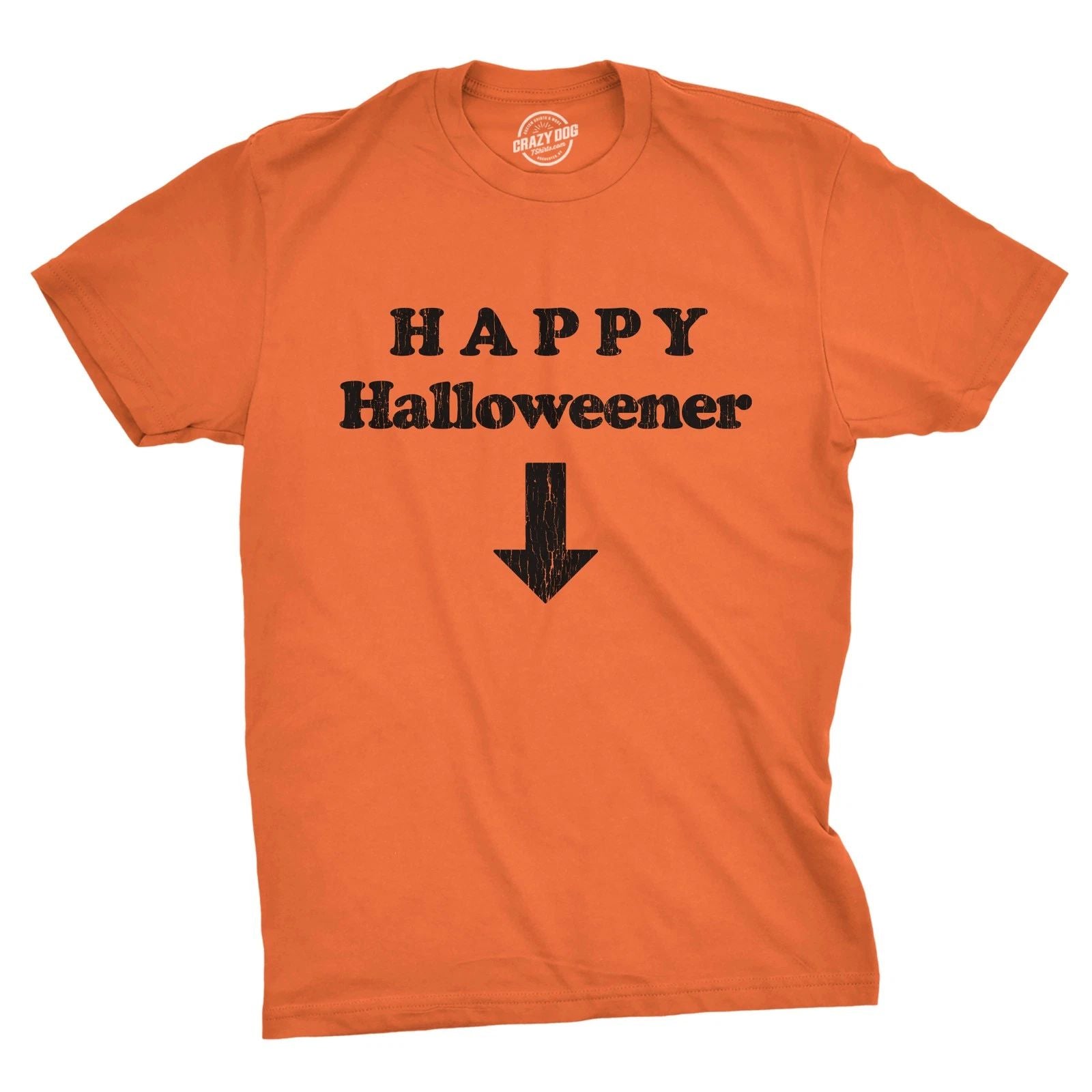 Mens Happy Halloweener T Shirt Funny Halloween Party Sarcastic  Graphic