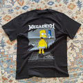 Megadeth Simpson Countdown to Extinction Funny Black T-shirt, Size S-5XL