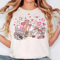 Cats Character Happy Valentine's Day T-Shirt, Gift for Cat Lover