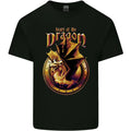 Heart of the Dragon Fantasy Mens Cotton T-Shirt Tee Top