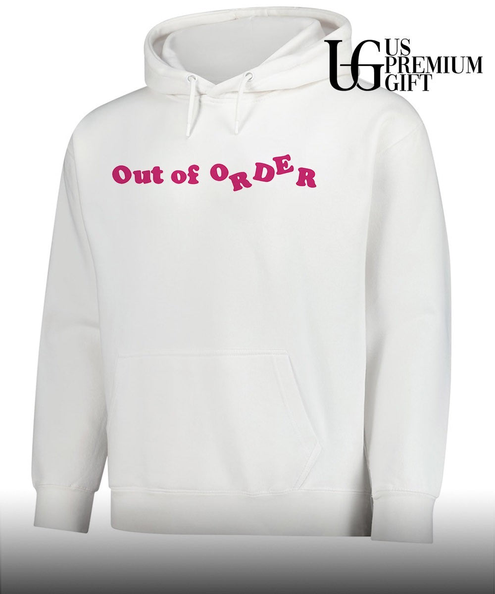 Adwoa Aboah wearing Out of Order shirt