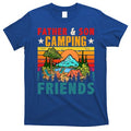 Vintage Retro Father And Son Camping Friends Matching Family Great Gift T-Shirt