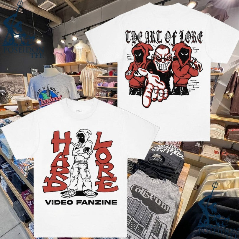 Hardlore Video Fanzine The Art Of The Lore T-shirt