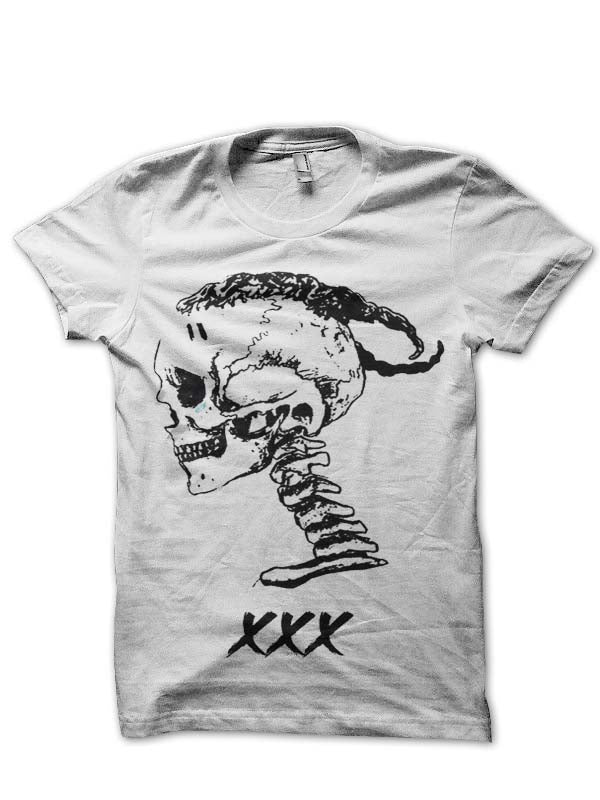 Xxxtentacion White Half Sleeve T-Shirt