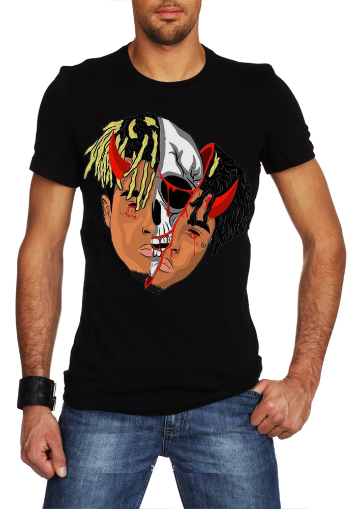 Xxxtentacion Half Sleeve Black T-Shirt Style008