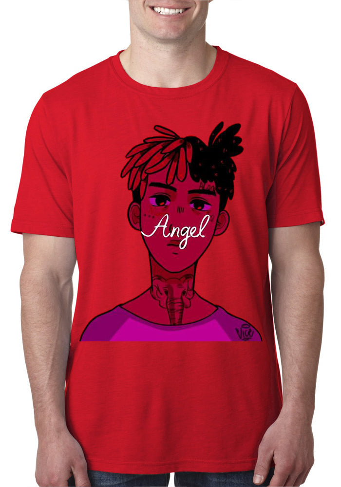 Xxxtentacion Half Sleeve Red T-Shirt Style002